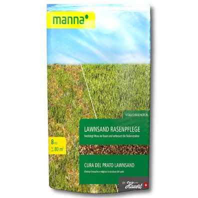 Manna LawnSand Rasendünger 8 kg Stickstoffdünger Eisendünger Moosverdränger