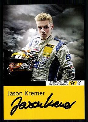 Jason Kremer Autogrammkarte Original Signiert Motorsport + A 58797