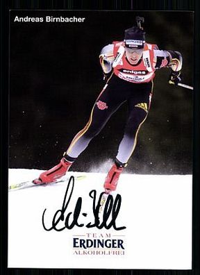 Andreas Birnbacher Autogrammkarte Original Signiert Biathlon + A 58838