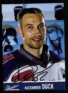 Alexander Dück Serc 04 Wildwings Autogrammkarte Original Signiert Eishockey + A 58764