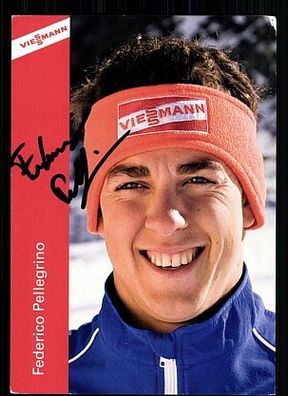 Federico Pellegrino Autogrammkarte Original Signiert Skilanglauf + A 58804