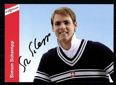 Simon Schempp Autogrammkarte Original Signiert Skilanglauf + A 58806