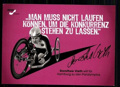 Dorothee Vieth Autogrammkarte Original Signiert Radfahren + A 58922
