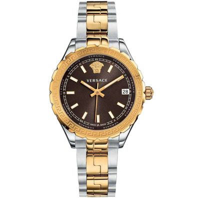 Versace Damen Uhr Armbanduhr Edelstahl Hellenyium V12040015