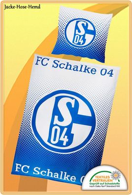 Bettwäsche FC Schalke 04 Raster