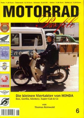 Die kleinen Viertakter von Honda, Dax, Gorilla, Monkey, Super-Cuß , Motorrad Profile