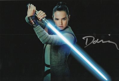 Daisy Ridley Autogramm Star Wars