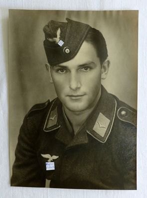 Portrait Foto Soldat Luftwaffe WK 2