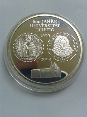 10 euro 2009 PP A BRD 18g 925er Sterlingsilber 600 Jahre Universität Leipzig