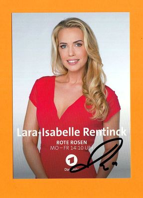 lara Isabella Rentinck ( Rote Rosen ) - persönlich signiert (2)