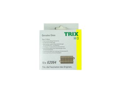 Trix H0 62064,10x gerades C Gleic 64mm, neu, OVP
