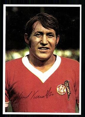 Kurt Kowalski 1. FC Köln 70er Jahre Autogrammkarte Original Signiert