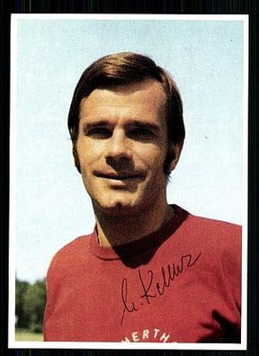 Michael Kellner Hertha BSC Berlin 70er Jahre Autogrammkarte Original Signiert