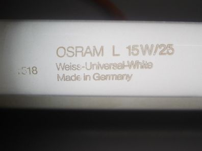 aktuelles Osram Modell ersetzt Osram L 15w/25 Universal White Recyclable Germany CE