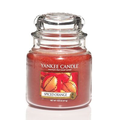 Yankee Candle Spiced Orange Duftkerze Mittleres Glas 411 g
