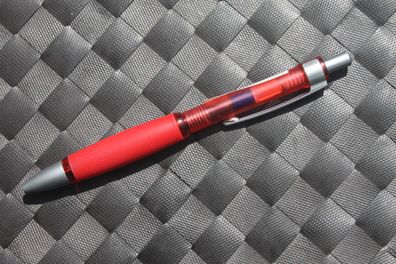 Softkugelschreiber, Eiskristall - Kugelschreiber; Translucent - rot