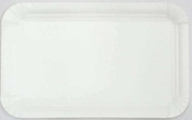 Pappteller - 13 x 20 cm - weiß Frischfaser 6 x 250