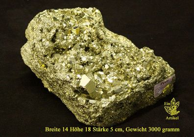 Mineralien, Pyrit aus Peru