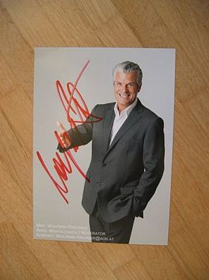 ORF Fernsehmoderator Wolfram Pirchner - handsigniertes Autogramm!!!