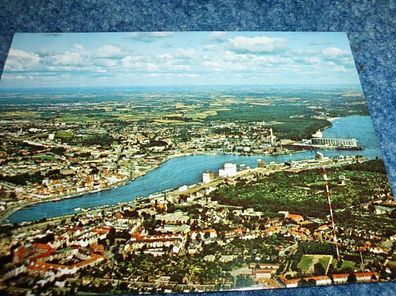 4055 / Ansichtskarte- Flensburg Luftaufnahme