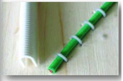 Kabel Heftklammern Typ ARC/5 Kunststoff | Länge 12,5 mm Ø 5,0 mm | 1.000 Stück