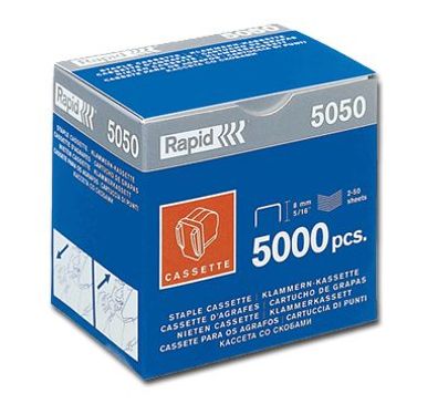 Rapid 5050 Heftklammern Kassette für Elektrohefter 5.000 Klammern
