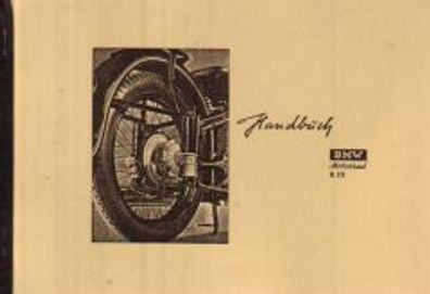 Handbuch BMW Motorrad R 25 Kraftrad, Oldtimer