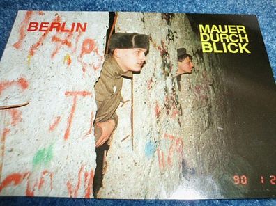 4095 / Ansichtskarte-Berlin Mauerdurchblick