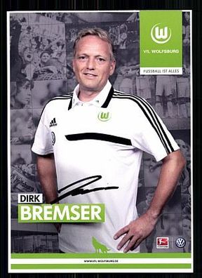 Dirk Bremser VFL Wolfsburg 2013-14 Autogrammkarte + A 59406