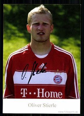Oliver Stierle Bayern München II 2008-09 Autogrammkarte Original Signiert