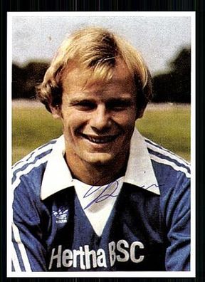 Michael Sziedat Hertha BSC Berlin 70er Jahre Autogrammkarte Original Signiert