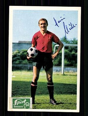 Heinrich Müller 1. FC Nürnberg Bergmann Sammelbild 1967-68 Orig. + A 59316