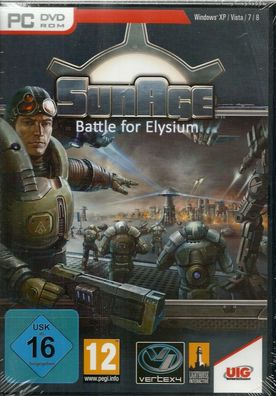SunAge - Battle for Elysium (PC, 2015, DVD-Box) Brandneu & Originalverschweisst