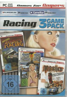 Games for Gamers Racing Game Pack 1 (PC, 2013, DVD-Box) NEU & Verschweisst