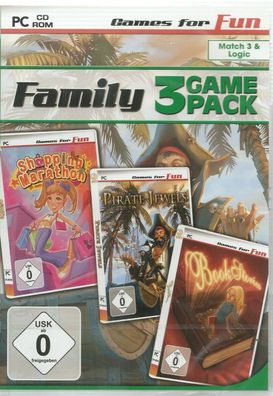 Games for Fun Family Game Pack 3 (PC, 2013, DVD-Box) NEU & Verschweisst