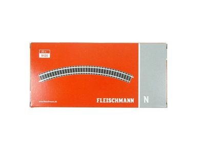 Fleischmann N 9125, 20 x gebogenes Gleis R2, 45°, neu, OVP