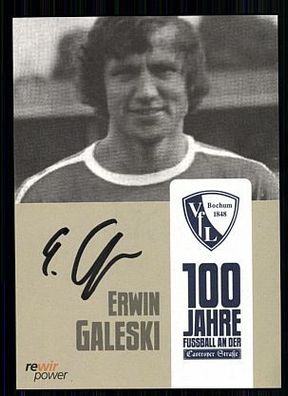 Erwin Galeski VFL Bochum Autogrammkarte Original Signiert + A 59567