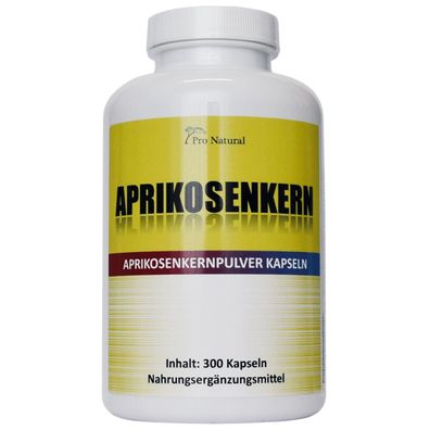 Pro Natural Aprikosenkern - 300 Kapseln Vitamin B17