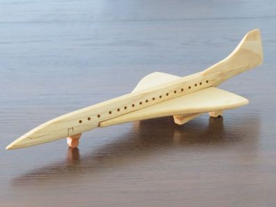 Passagierflugzeug Flugzeug Handarbeit NEU Holz GROSS Modellflugzeug