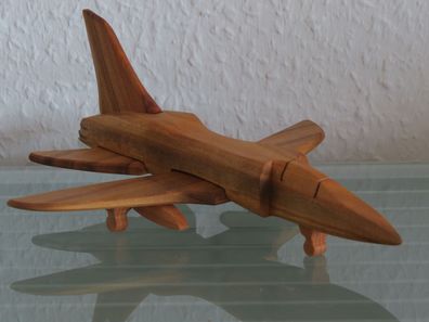 Kampfflugzeug Kampfjet Flugzeug Jet Flieger Jagdflugzeug Jagdbomber Modell Holz