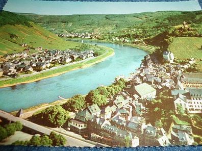 4166 / Ansichtskarte ---Cochem Blick vom Pinnerkreuz