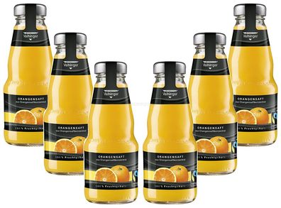 Niehoffs Vaihinger Orangensaft 0,2L TWO - 6er Set inkl. Pfand Mehrweg