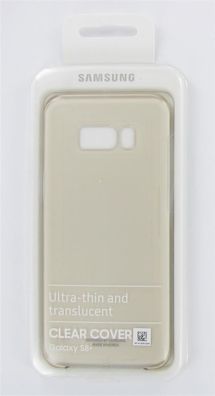 Original Samsung Galaxy S8+ Plus Clear Cover EF-QG955 Schutzhülle Hülle Gold OVP