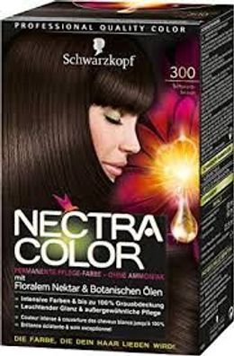 Nectra Color Haarfarbe Nr. 300 schwarzbraun 142,5 ml 1-er Pack
