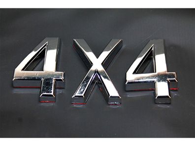 Zierschild Emblem "4x4" Giant Arial Chromoptik zum Aufkleben
