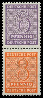SBZ Westsachsen ZDR Nr Z3105 SZd5 postfrisch SENKR PAAR X10D956