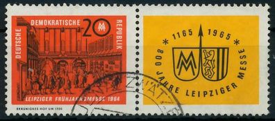 DDR Zusammendruck Nr WZd120 gestempelt WAAGR PAAR X114A5A