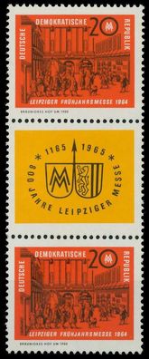 DDR Zusammendruck Nr SZd50 postfrisch 3ER STR SBB7762