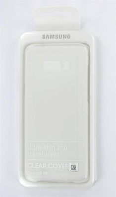 Original Samsung Galaxy S8+ Plus Clear Cover EF-QG955 Schutzhülle Silber OVP