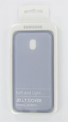 Original Samsung Galaxy J3 (2017) Jelly Cover EF-AJ330 Schutzhülle Blue Blau OVP